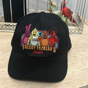 Five 5 Nights at Freddy’s black ball cap hat w adjustable strap Freddy Fazbears